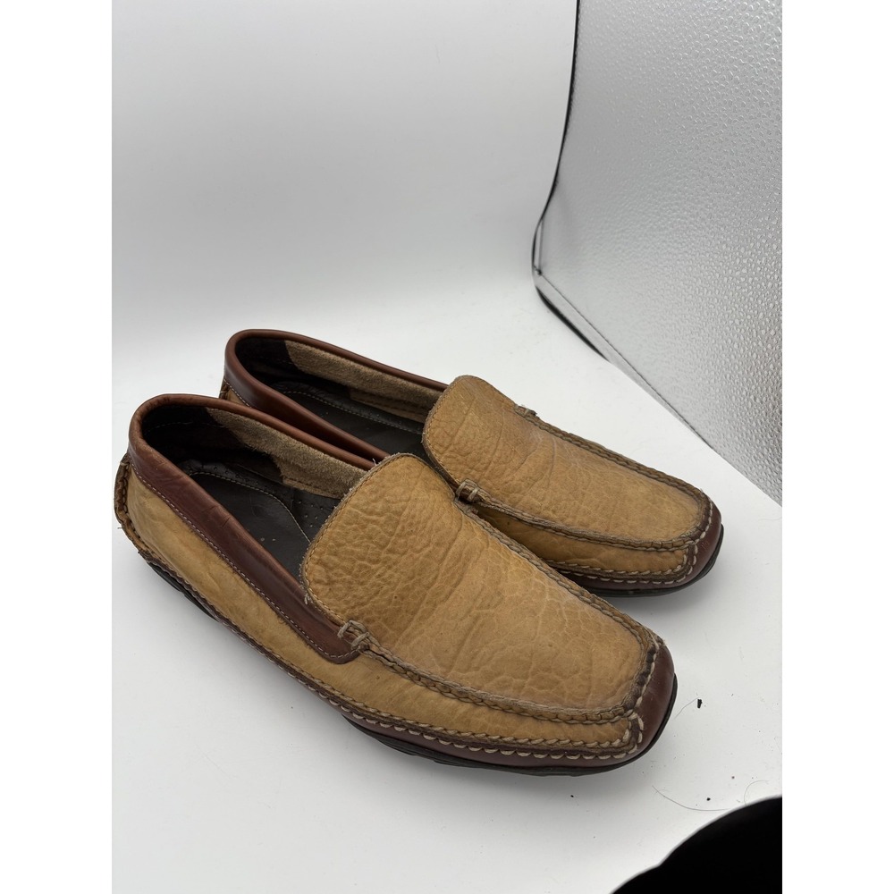 L.L.Bean Shoes Mens Size 11 Brown Leather Moccasins Slip On Casual Comfort